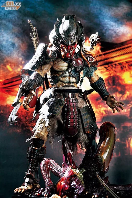 HT HOTTOYS Samurai Iron-Blooded 1/6 Taketani Takashi Oniki Yuji Predator Action Figure