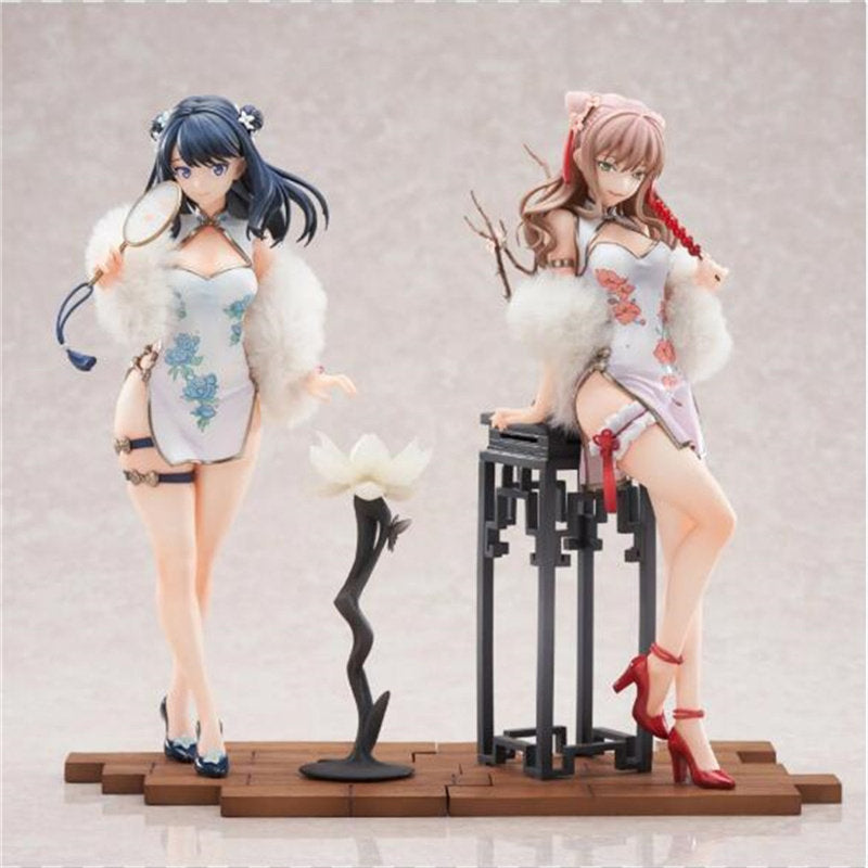 APEX Gridman Universe Rikka Takarada & Namie Figure, Cheongsam, Double Bonus Acrylic Standee