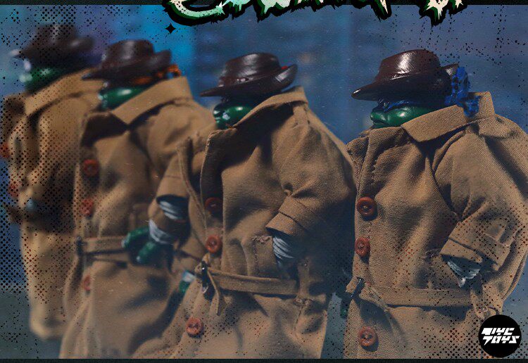 Jingling Forging: Dark Source Ninja Turtles 1/18 Scale Figure Coat Accessories (Figures Not Included)