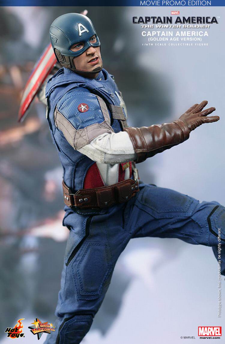 Hottoys 1/6HT Captain America 2: The Winter Soldier - Limited Edition Battle-Damaged Alloy Shield Figure