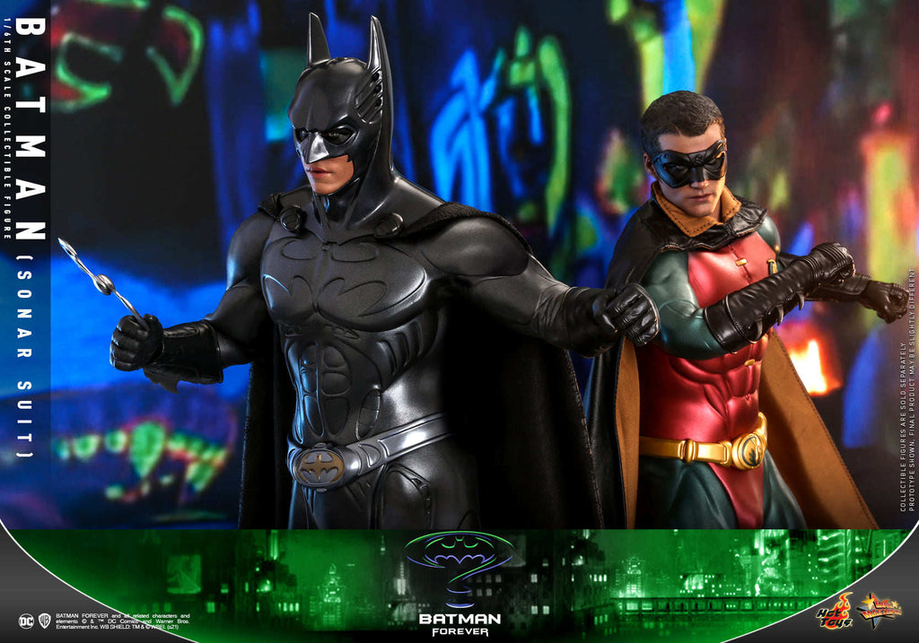 HOTTOYS HT 1/6 Batman Forever Sonar Suit Articulated Figure MMS593