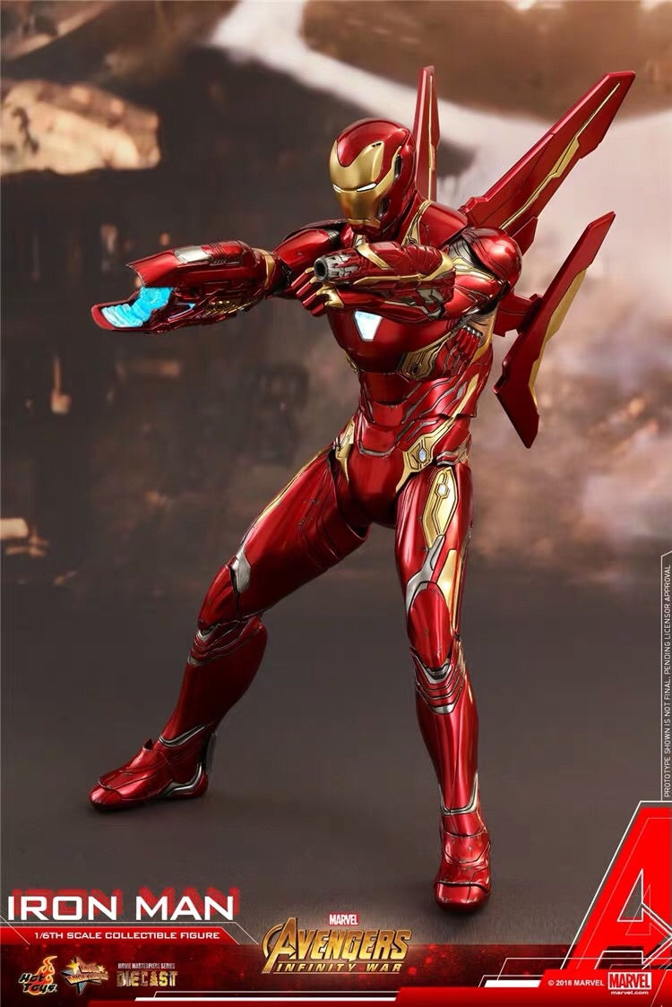 HotToys HT 1/6 MMS473D23 die-cast alloy Avengers 3 Iron Man MK50 Standard Chartered action figure