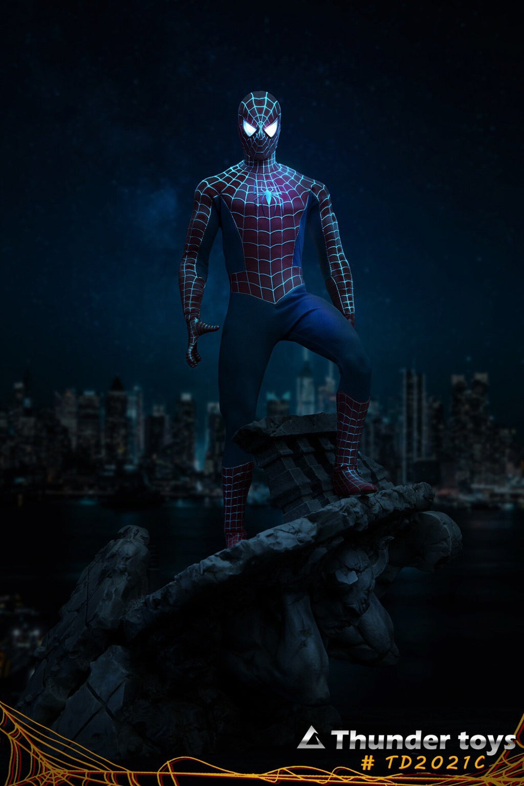 ThunderToys 1/6 Red Spider-Man 1.0 Maguire Tobey non-HT first generation movable figure