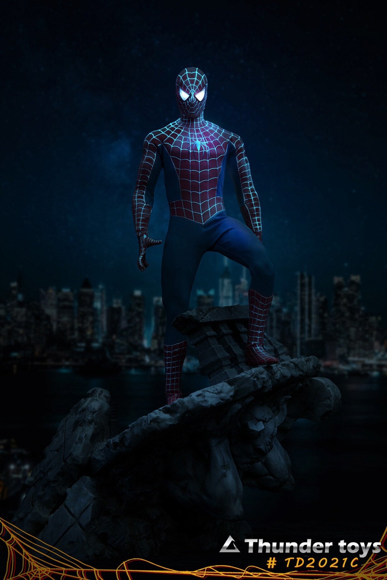 ThunderToys 1/6 Red Spider-Man 1.0 Maguire Tobey non-HT first generation movable figure