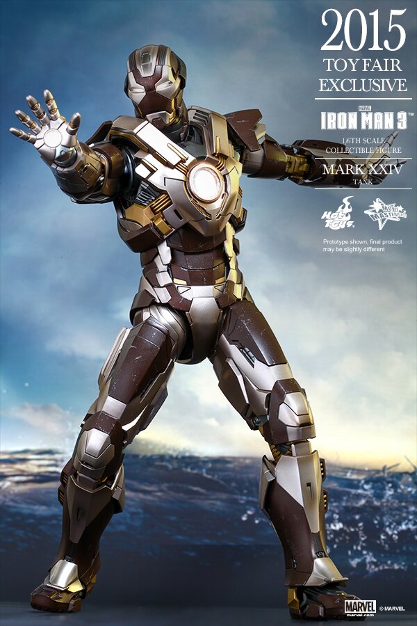 HOTTOYS HT MMS303 1/6 Iron Man MK24 2015 Venue Limited Tank Action Figure