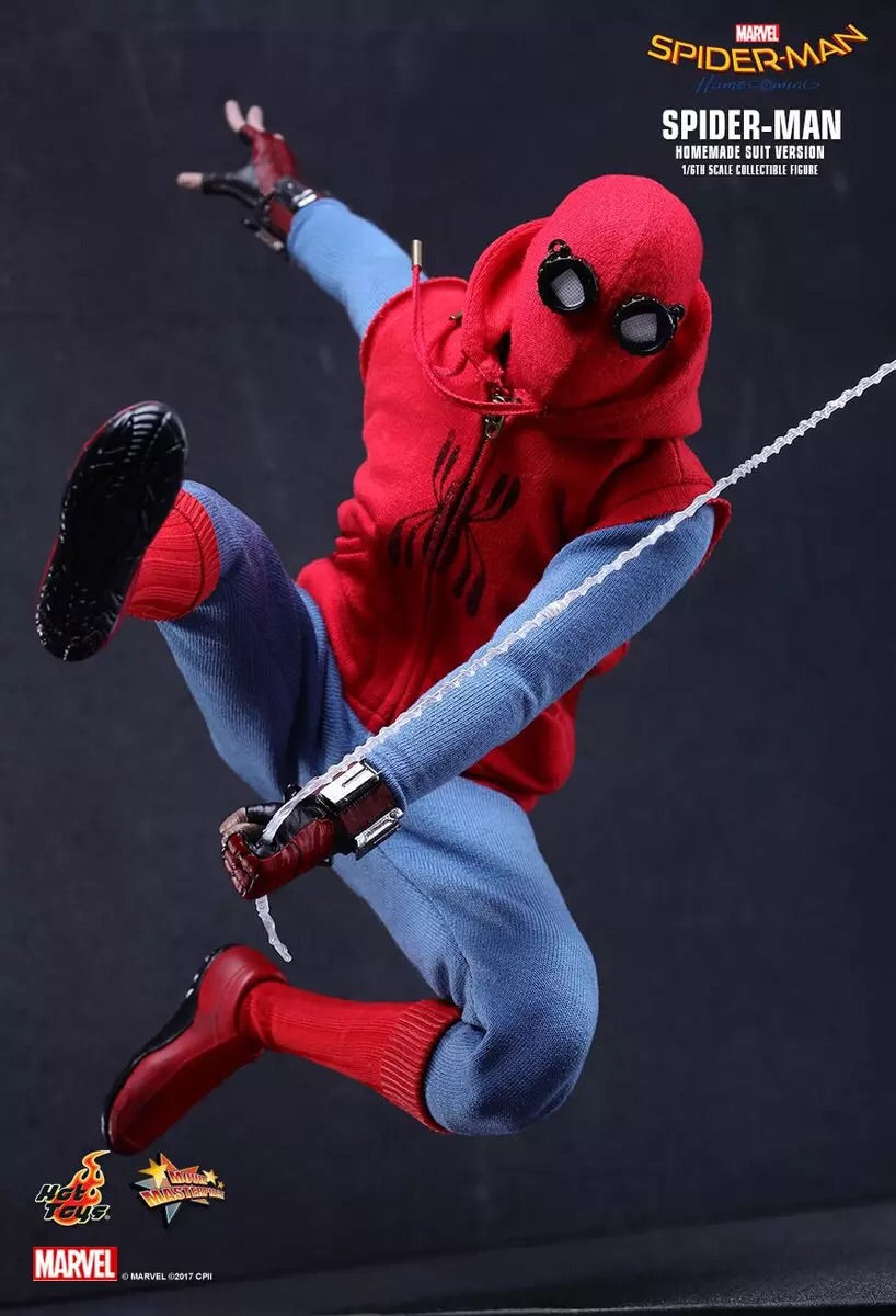 HotToys HT 1/6 MMS414 Spider-Man back-to-school season homemade suit 1.0 real head  action figures