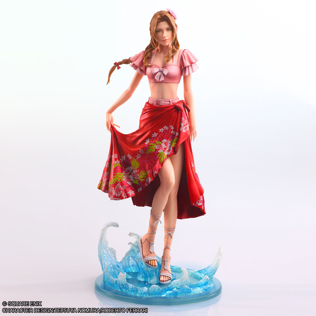 SE STATIC ARTS: Final Fantasy VII Rebirth — Aerith (Swimsuit Ver.) Licensed Version