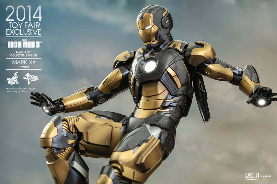 HotToys HT 1/6 2014 Venue Limited Edition Iron Man MK20 MMS248 Python Action Figure