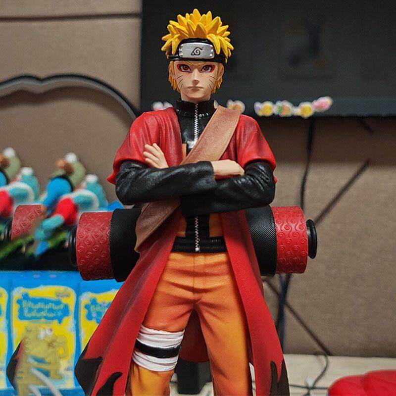 Naruto's new 31cm sage mode Naruto model figure double-headed carving luxury GK figure