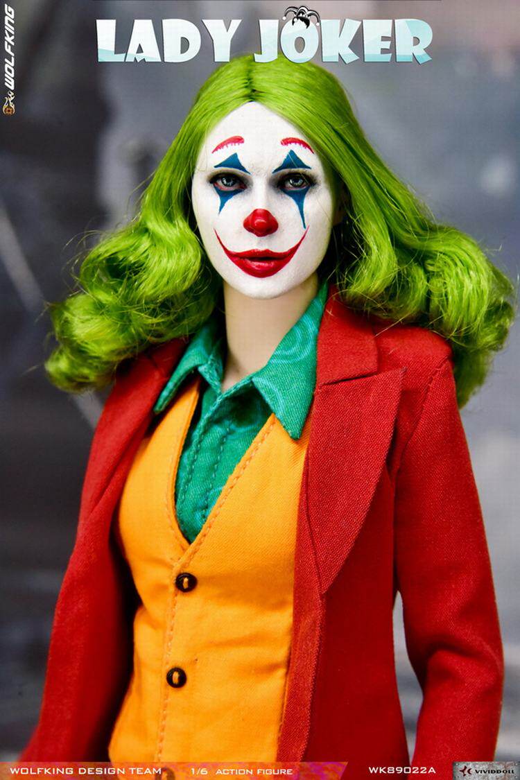 WOLFKING WK89022 1/6 Joaquin red Harley Quinn encapsulated body LADY JOKER movable figure