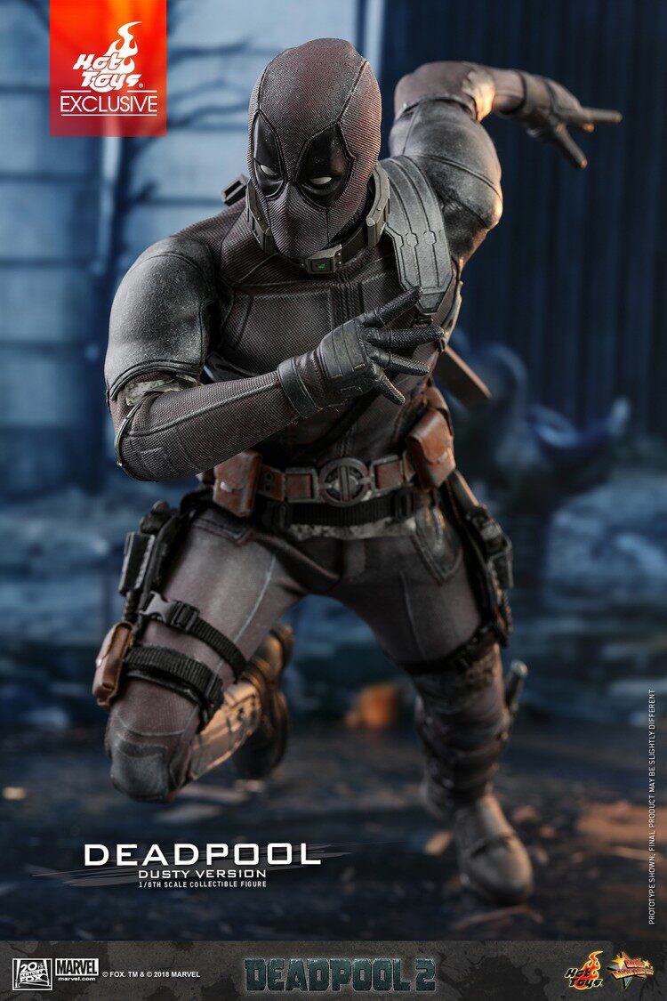 HotToys HT MMS505 Deadpool 2.0 Dust Edition Gray Deadpool 18 Venue Limited Action Figure