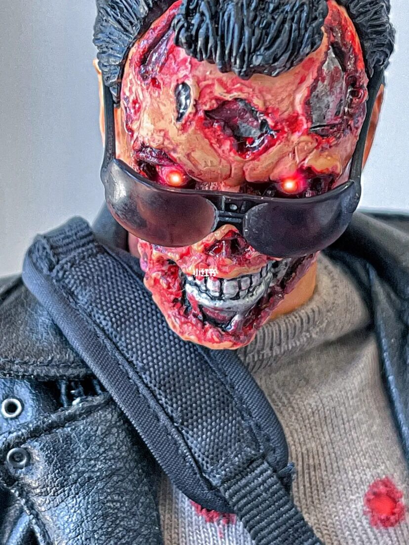 HOTTOYS T800 1/6 Arnold, the originator of the Terminator, rotten face, rotten face, skeleton, battle damaged MMS002 action figure