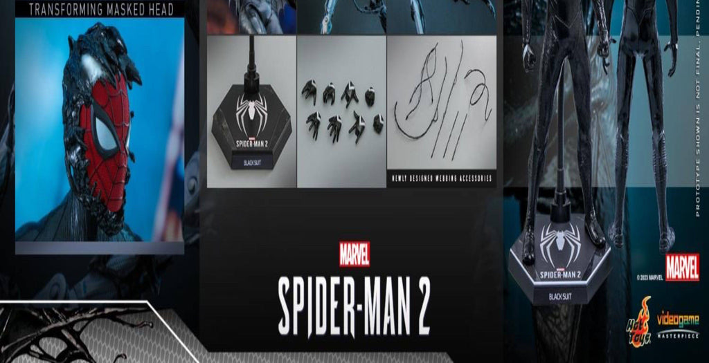 Hottoys 1/6 Venom Game Spider-Man 2 Peter Black Suit VGM56B Deluxe Edition Action Figure