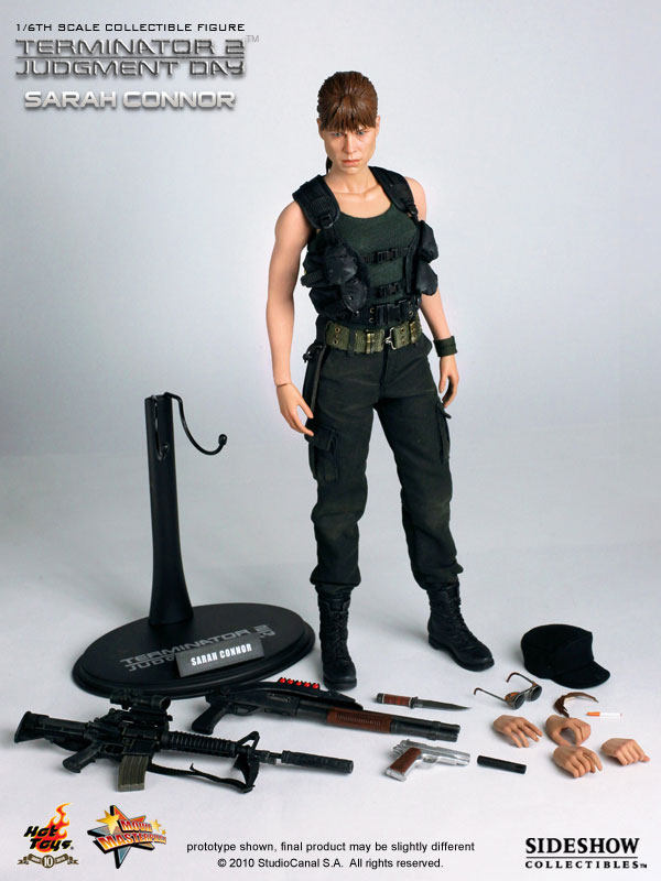 HOTTOYS HT 1/6 T1000 Terminator 2 Sarah Connor Regular Edition Action Figure