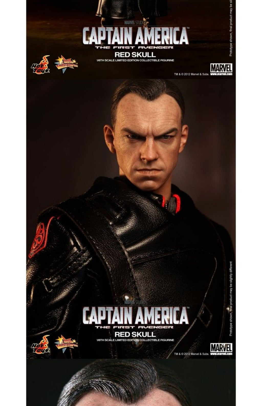 Hot Toys Captain America 1/6 Scale Red Skull Villain Model Figure