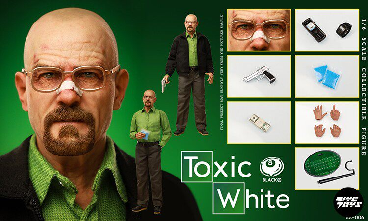 BLACK 8 TOYS "The Chemist" (Walter White) 1/6 Scale Action Figure – BK-006