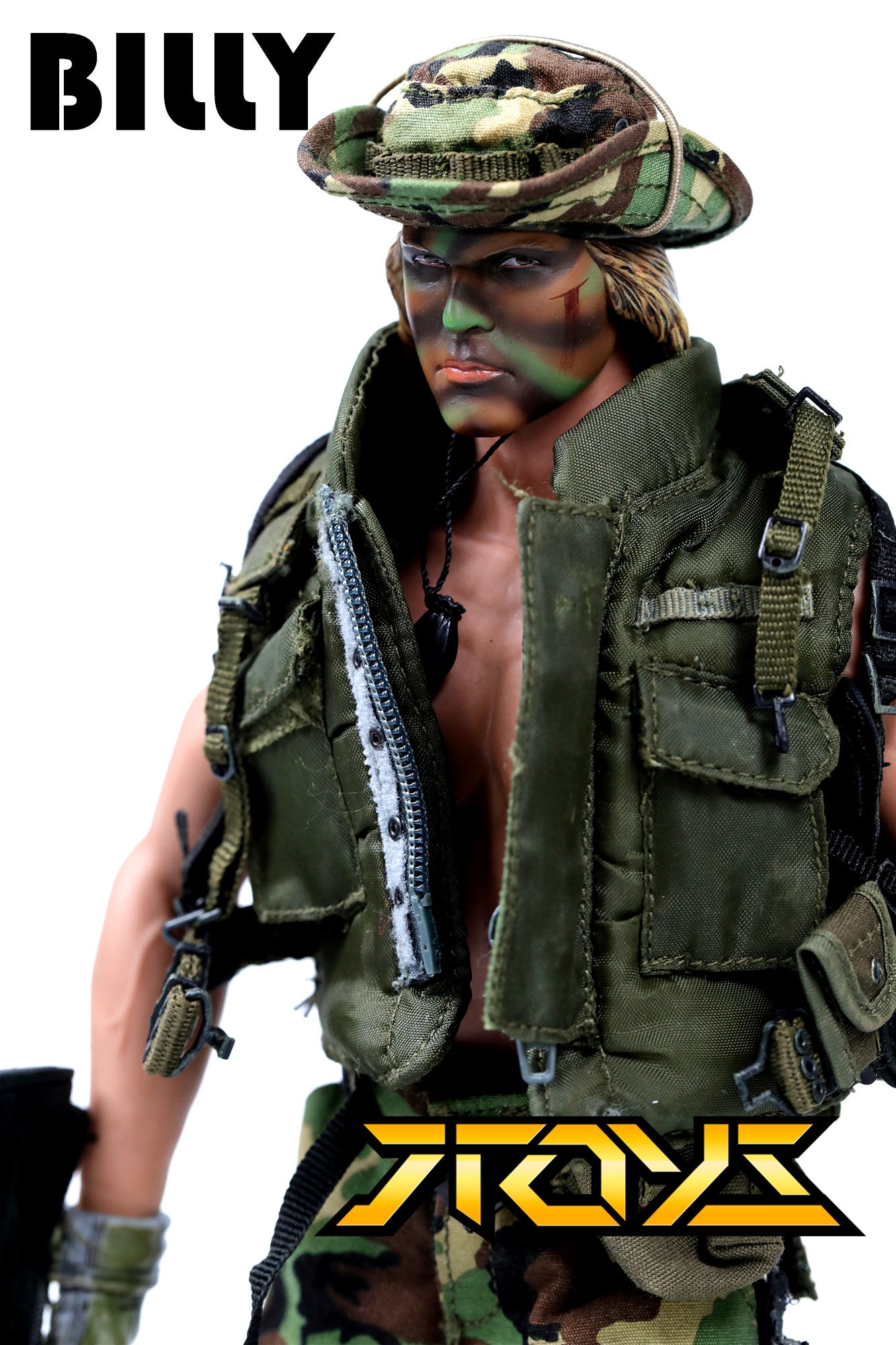 HT HOTTOYS Billy Predator Arnoldachi Jungle 1/6 12-inch rubber-coated movable figure