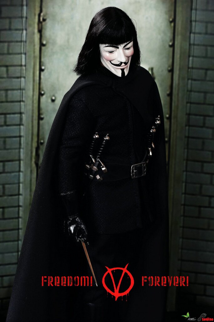 Toys Power CT003 1/6 12-inch V for Vendetta with 1/1 mask BFC action figure