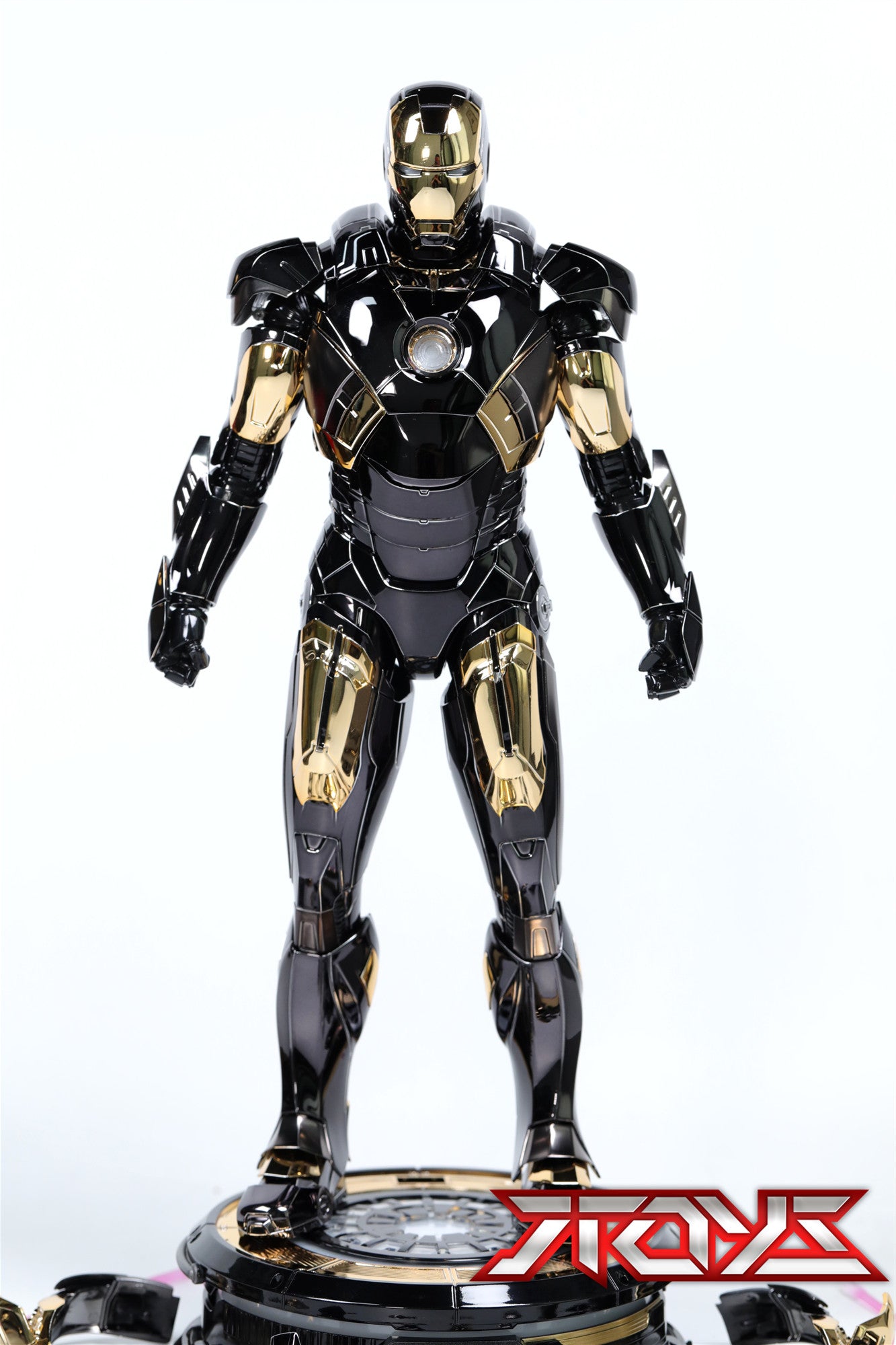 HT 1/6 MMS741D61 Iron Man MK7 black gold electroplating venue limited action figure