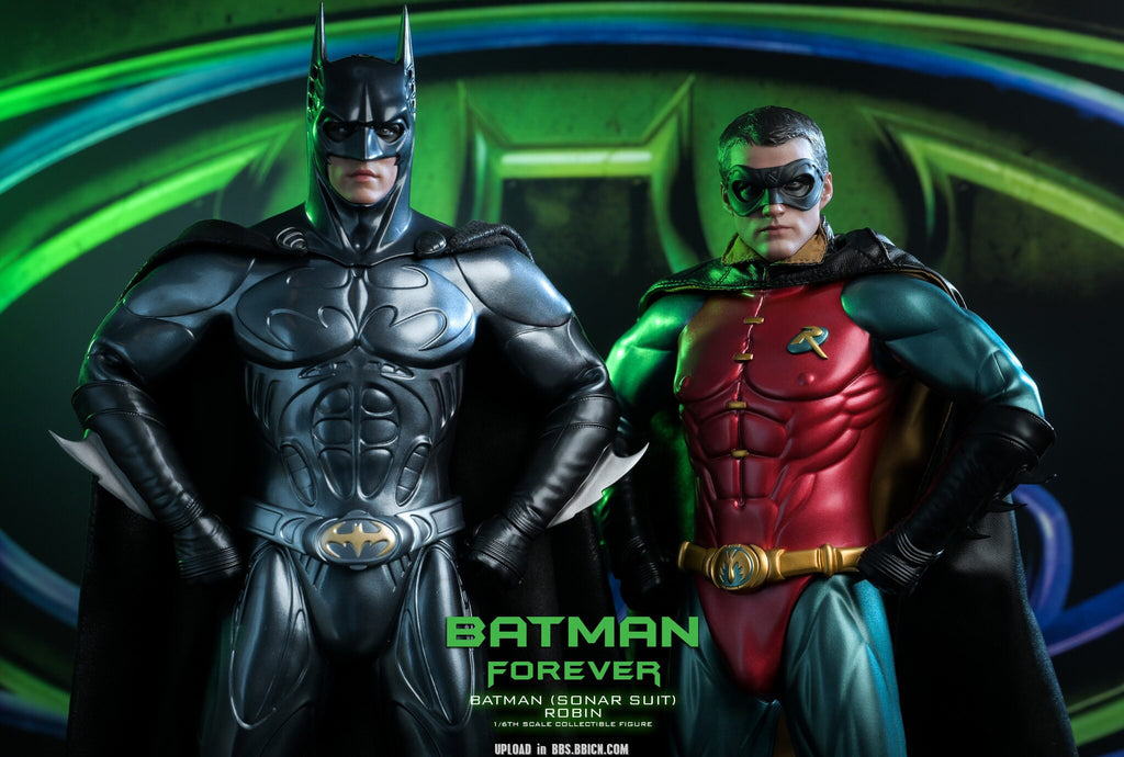 HT 1/6 MMS593/594 Batman Forever Robin Batman Sonar Suit Action Figure