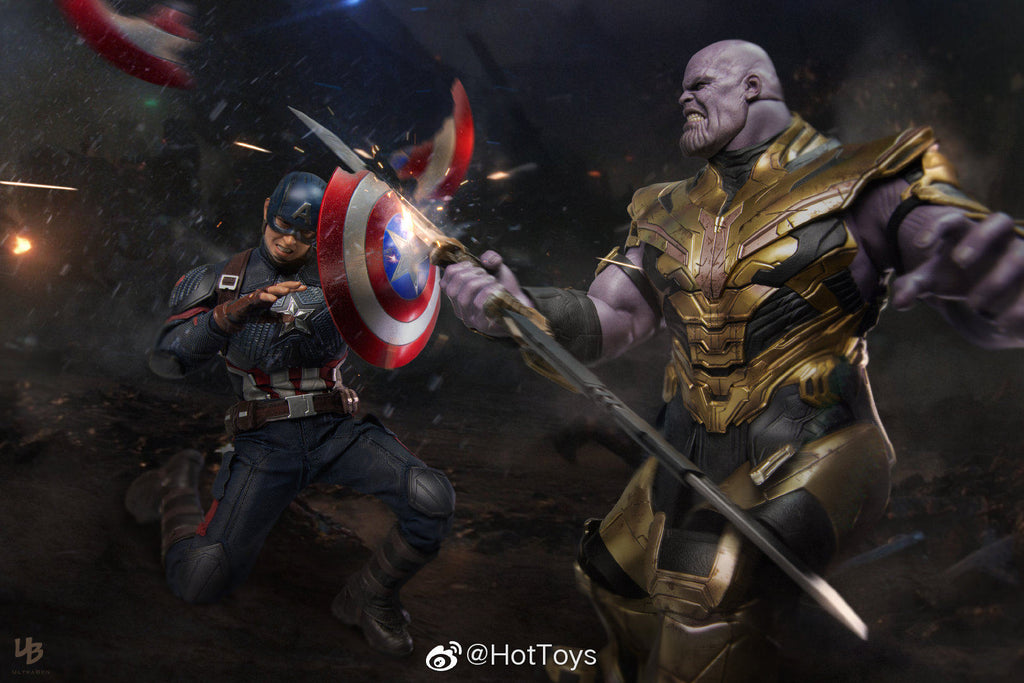 HOTTOYS HT 1/6 Avengers: Endgame Captain America 7.0 Articulated Soldier Figure MMS536