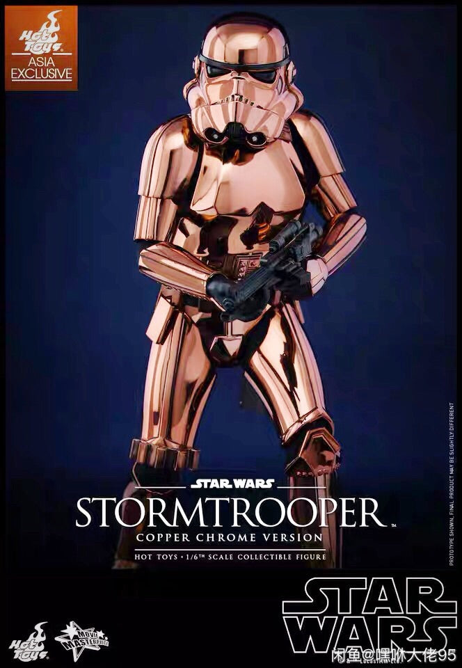 HT 1/6 Star Wars Limited Edition White Soldier Rose Gold Plating MMS330 Action Figure