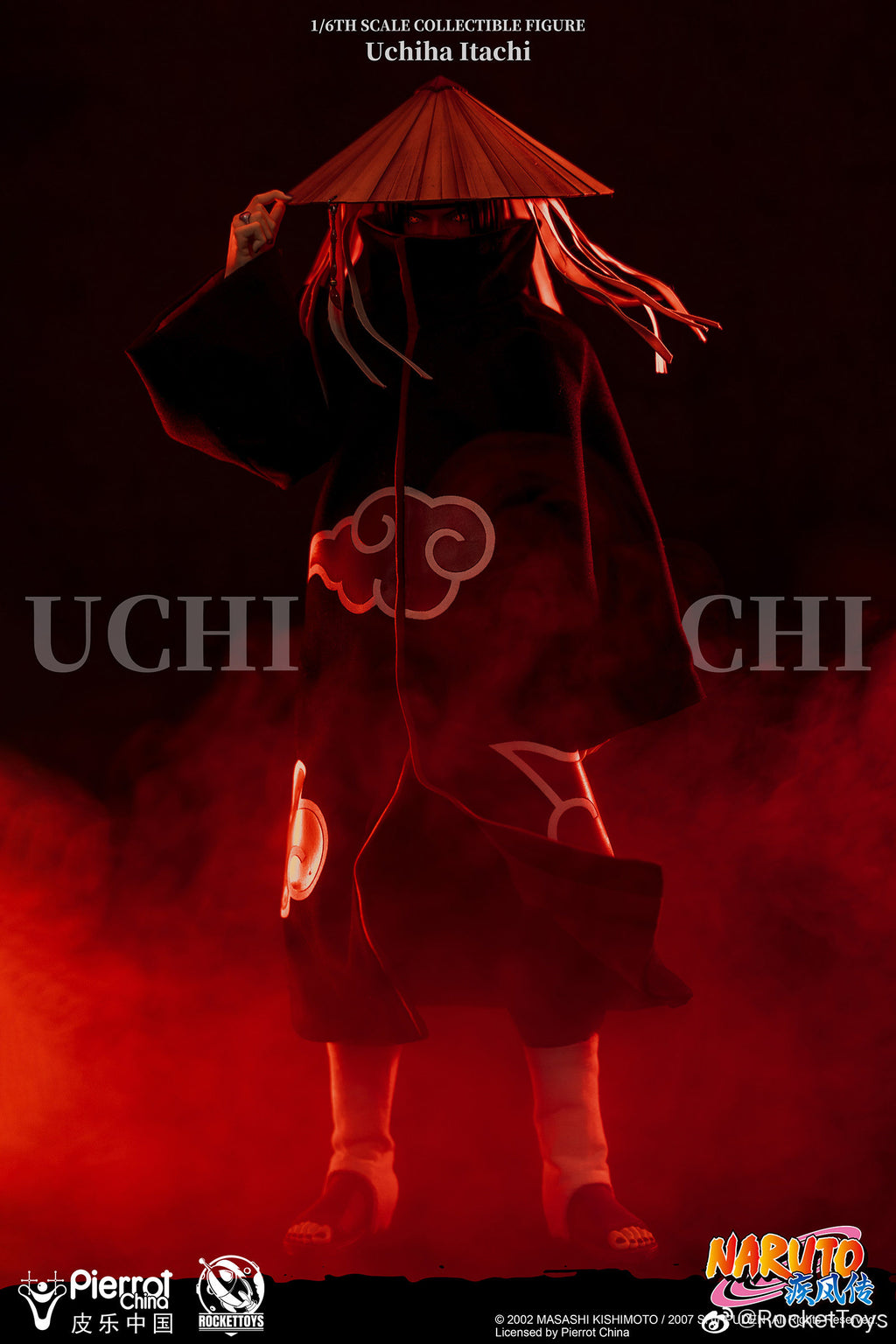 RocketToys 1/6 Naruto Shippuden Uchiha Itachi Action Figure ROC-003