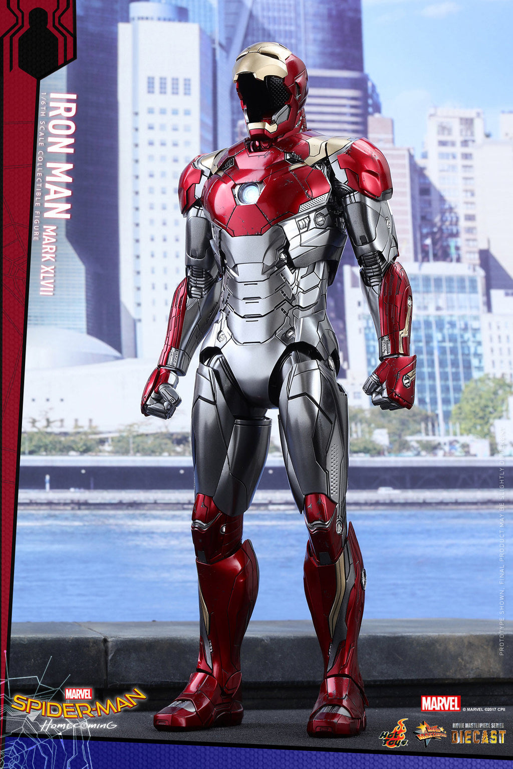 Hot Toys HT 1/6 Back to School Iron Man MK47 Articulated Figure MMS427D19