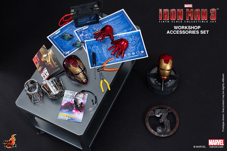 Hottoys 1/6 ACS002 Iron Man 3 Tuning Accessory Expansion Pack(no figures)