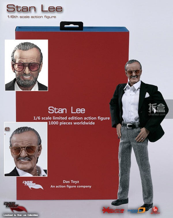 Das Toys 1/6 Scale Marvel Father (Not Hot Toys Stan Lee) Double-Headed Figure