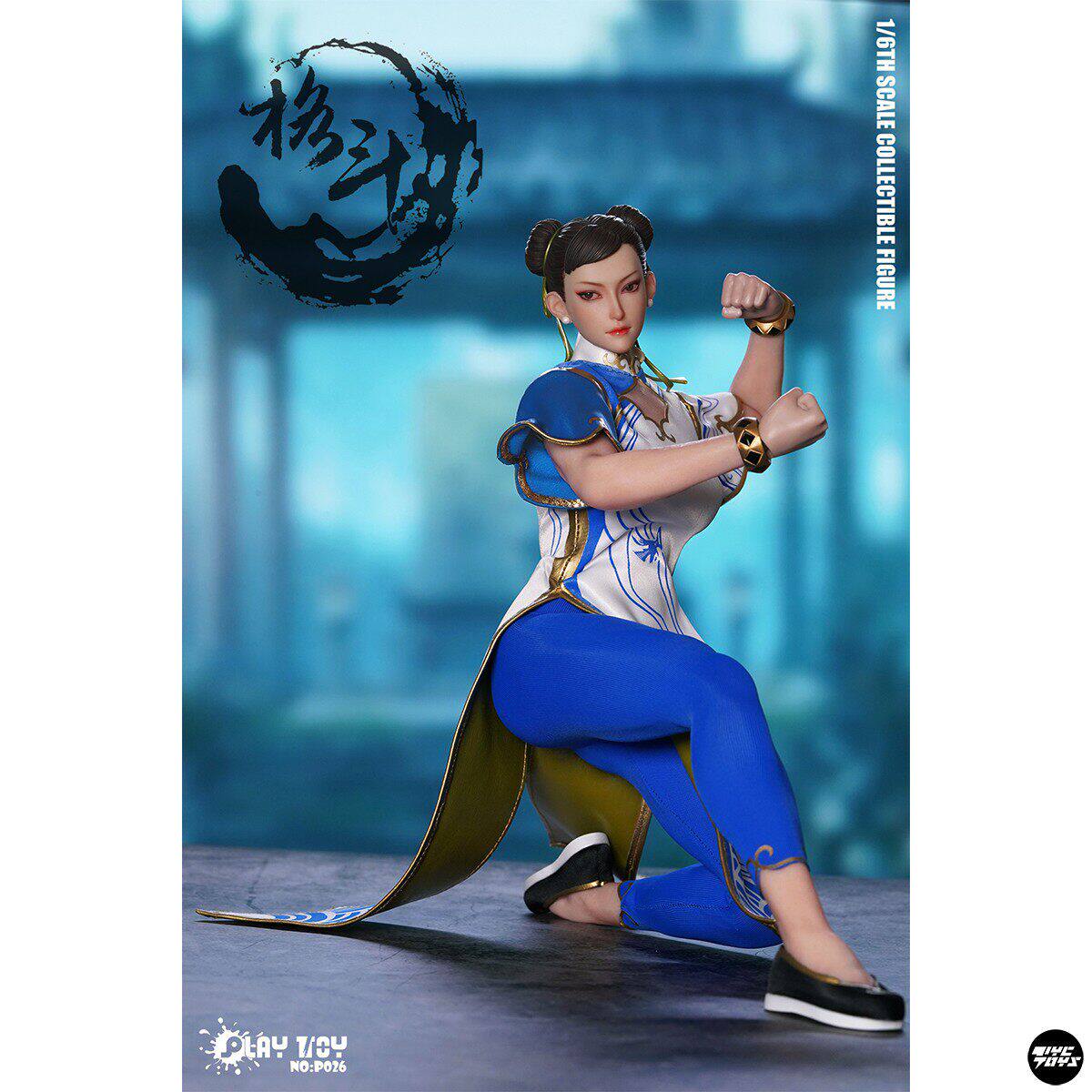 PLAY TOY "Fighting Goddess" Chun-Li (6th Edition) 1/6 Scale Action Figure (P026)