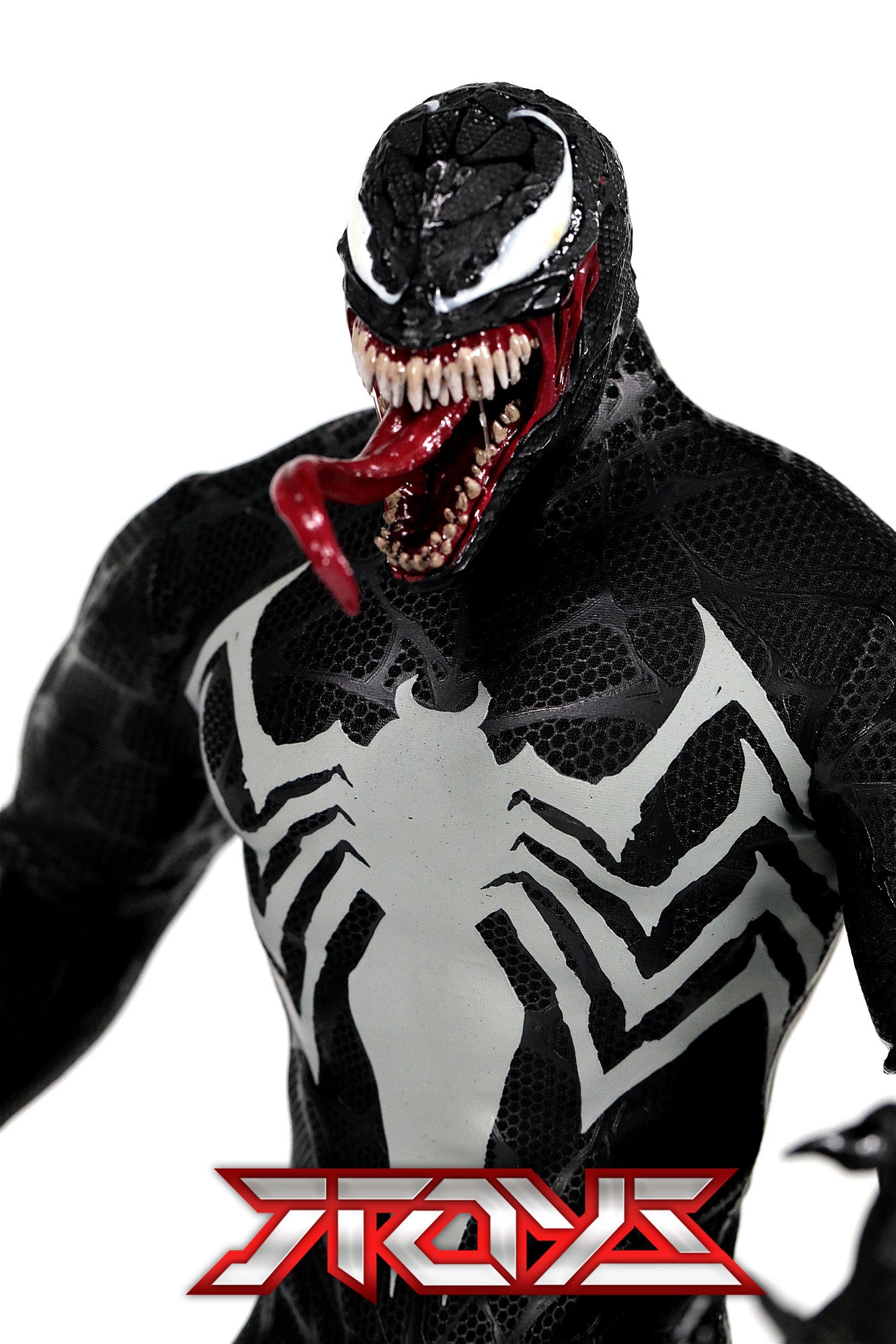 Non-HT Bullet Head Venom 1/6 37cm Marvel Spider-Man Villain Action Figure