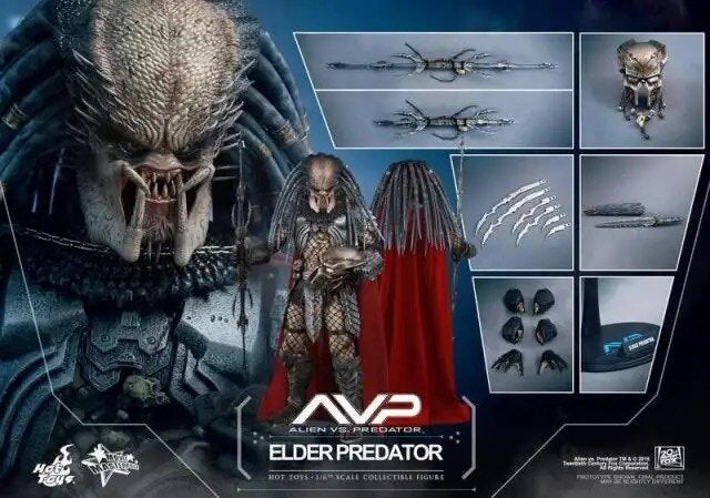 HOTTOYS HT 1/6 AVP Predator Red Elder 2.0 Predator MMS325
