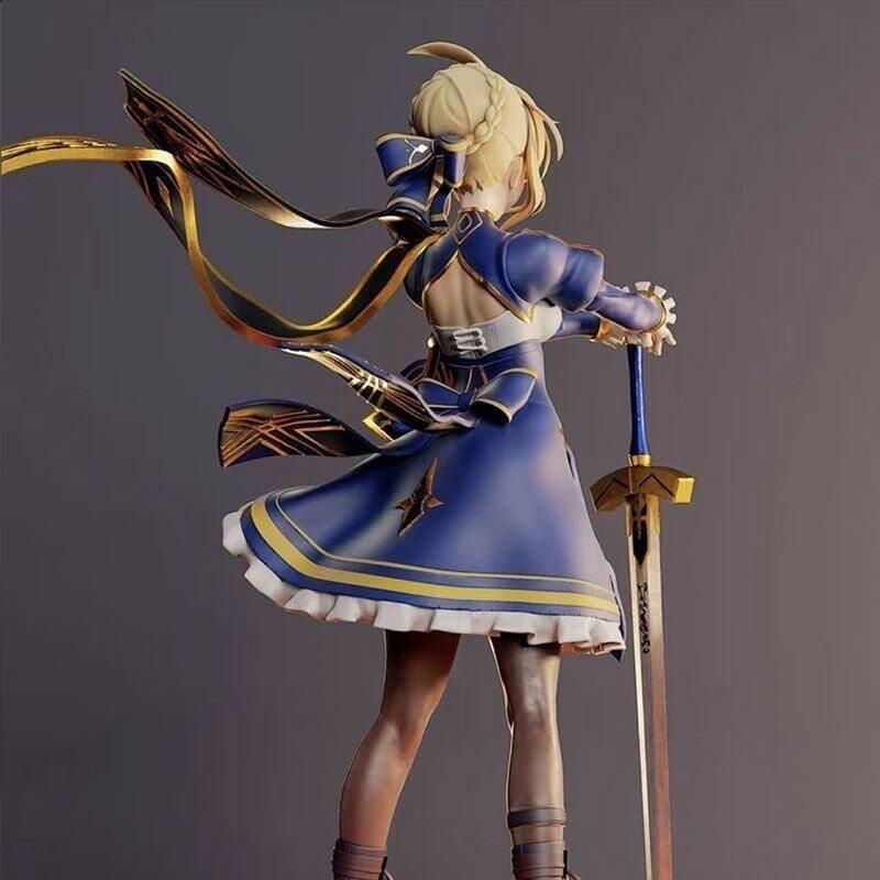 Altria Saber 28cm high 2.0 upgraded face sculpture scenery figure