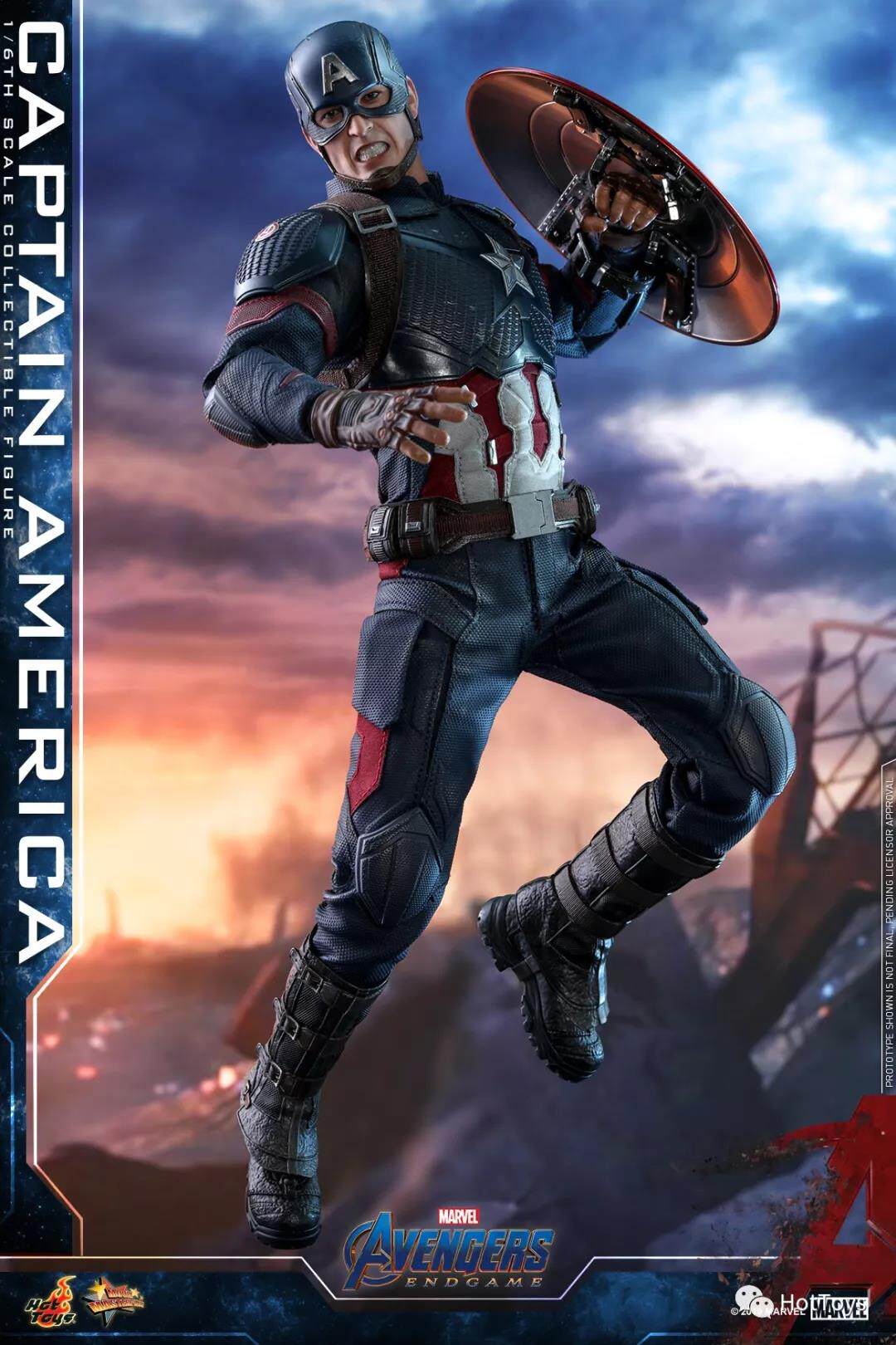 Hottoys1/6HT Avengers 4 Endgame Captain America A4 Captain America 7.0MMS536  action figures