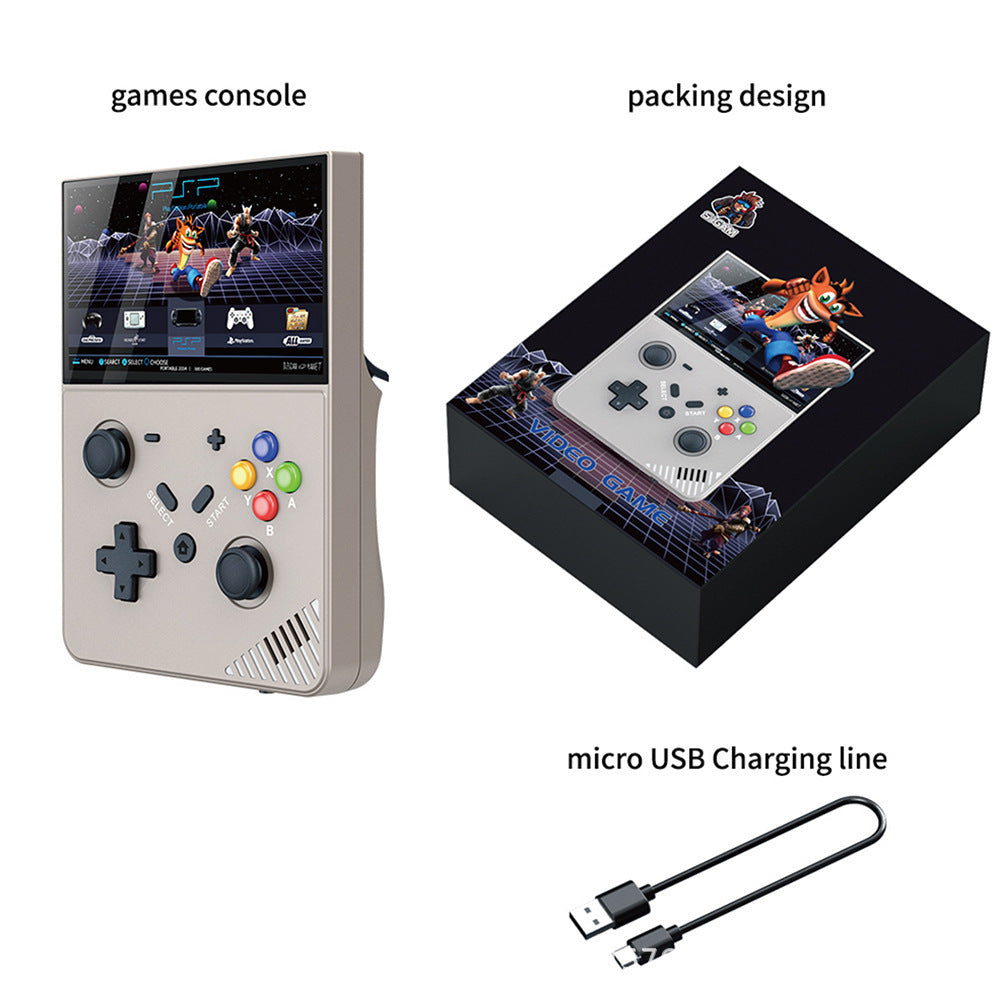 R43 PRO Handheld game console retro HD 64G supports psp/ps1