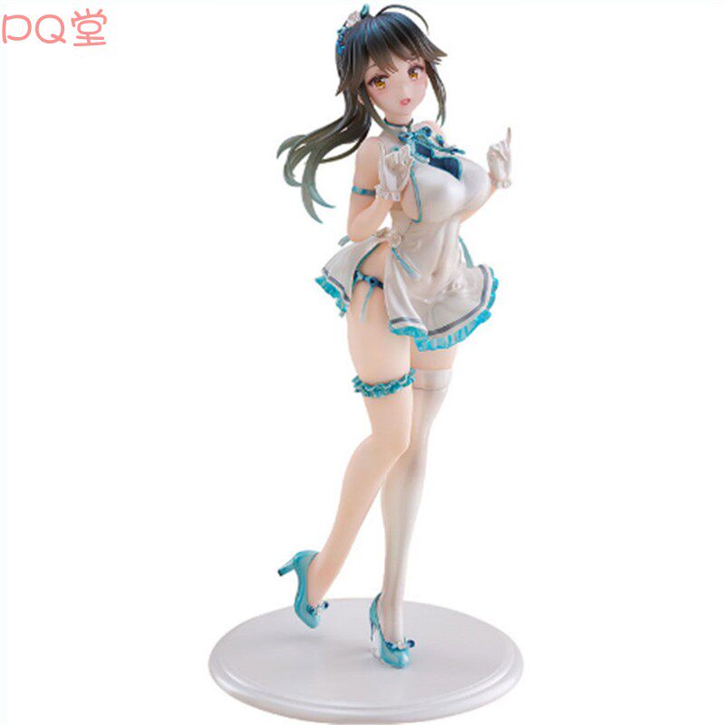 WAVE Dream Tech Ponytail Girl Figure, Cheongsam, Original Artwork by Anmi, 1/6