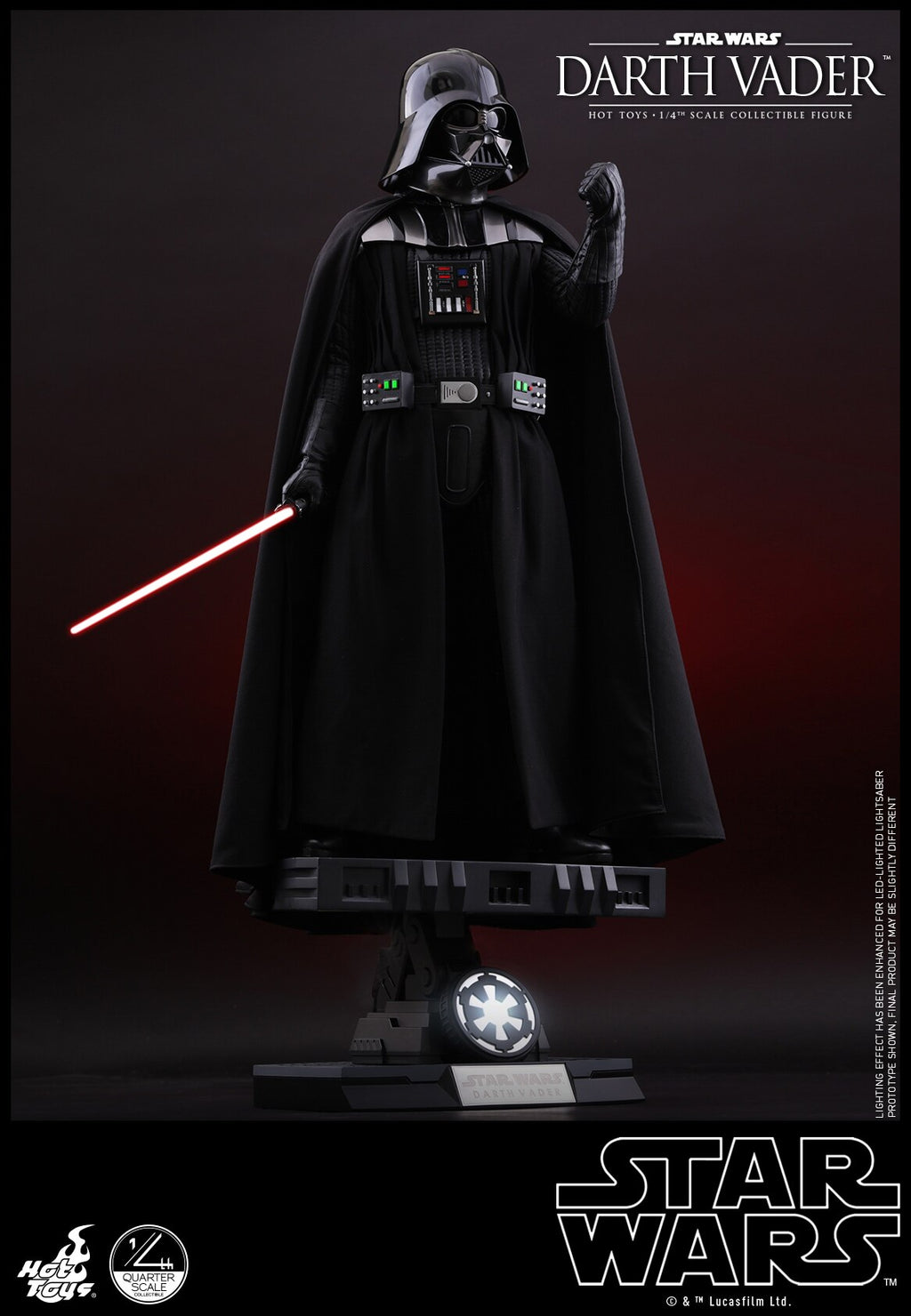 HOTTOYS HT 1/4 Star Wars Episode VI Darth Vader Action Figure QS013
