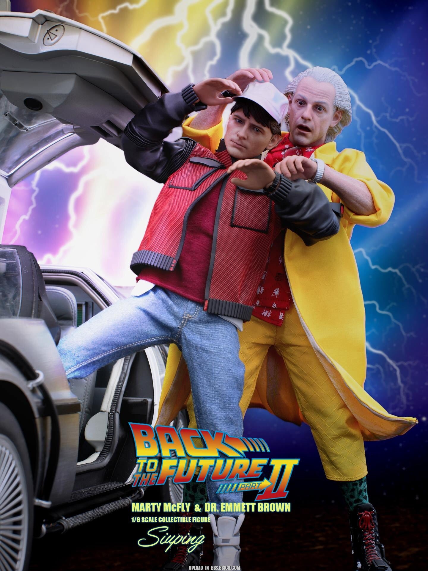 HOTTOYS 1/6 mms380 Back to the Future 2 Dr. Brown 1.0 Regular Edition c Action Figure