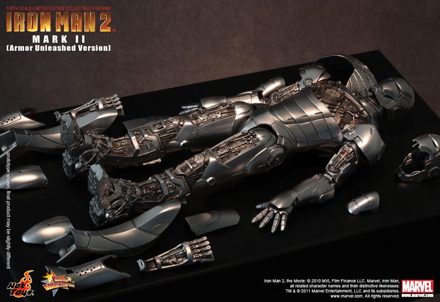 Hottoys HT Iron Man MK2 2.0 1/6 disassembled version MMS150 non-alloy movable figure