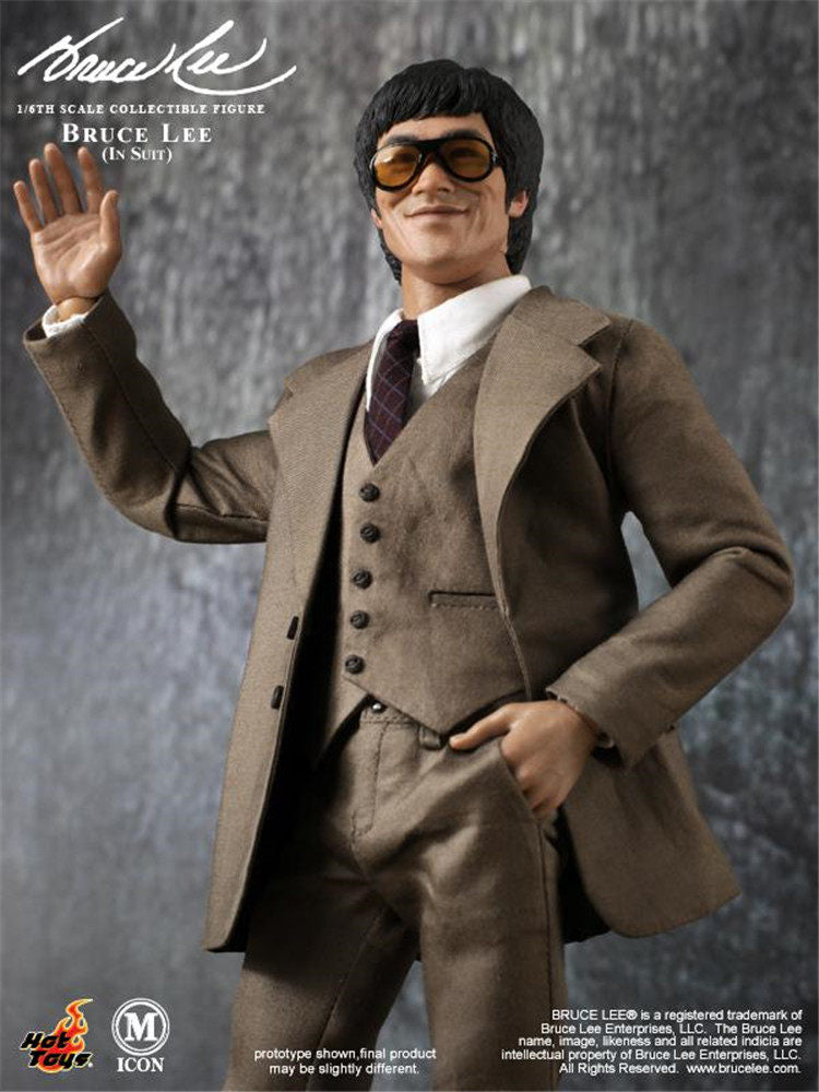 HOTTOYS HT 1/6 Dragon Crossing the River Enter the Dragon Smile Suit Version Bruce Lee Action Figure