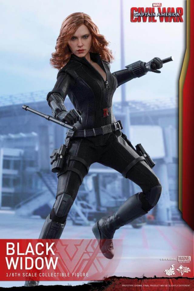 HotToys HT 1/6 MMS365 Captain America 3 Civil War Black Widow 5.0 action figures