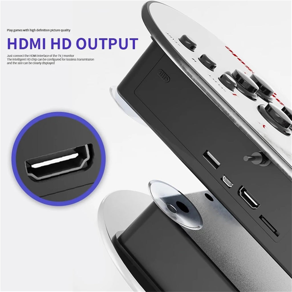 64G Wireless Controller TV Spiel Eingebauter GamesStick 4K HD Retro Mini Handheld-Spiel-Player