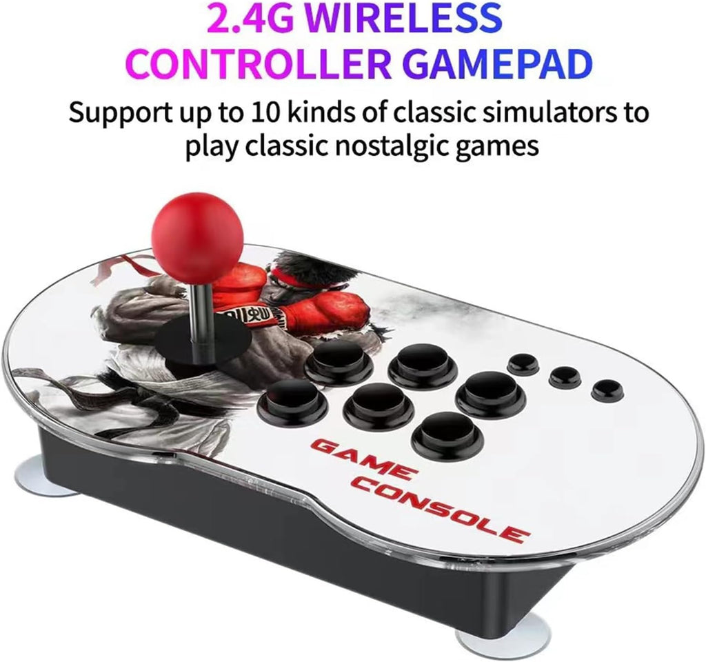 64G Wireless Controller TV Spiel Eingebauter GamesStick 4K HD Retro Mini Handheld-Spiel-Player