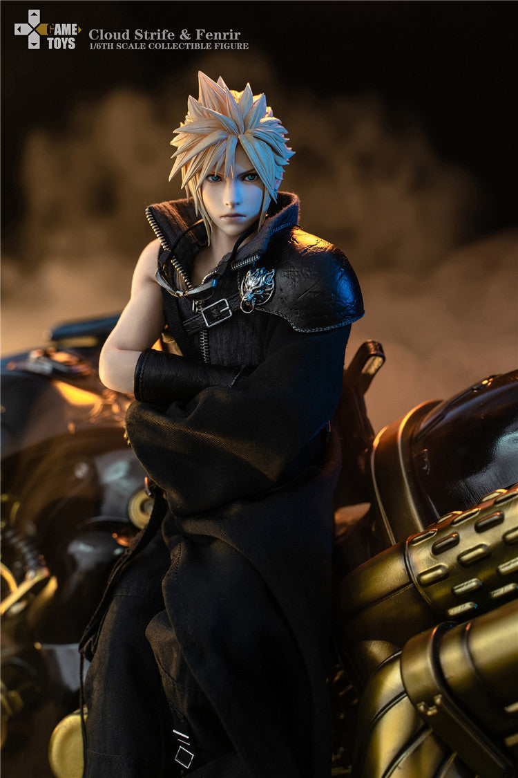GAMETOYS 1/6 Fantasy Warriors AC Version Final Cloud Action Figure GT-006