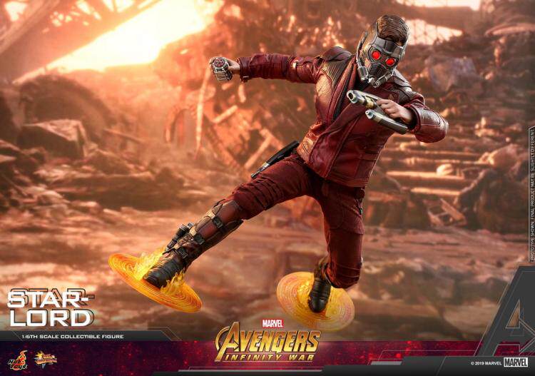 HOTTOYS 1/6 Avengers: Guardians of the Galaxy Star-Lord 3.0 Articulated Figure MMS539