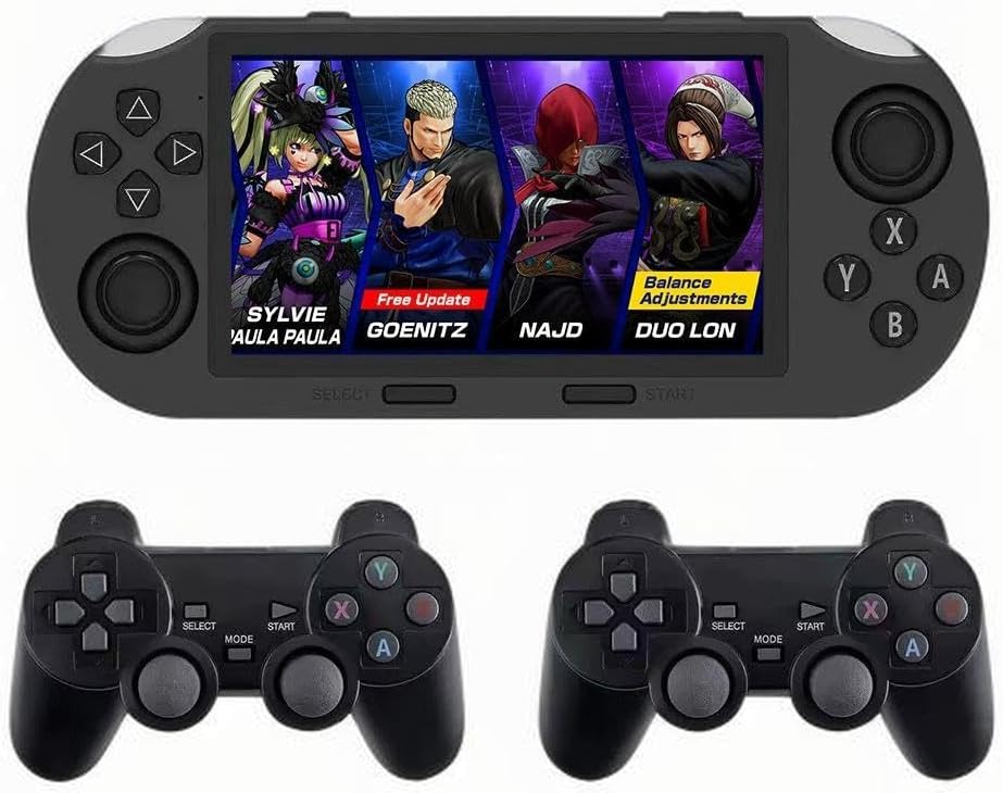 4.5-inch Portable Handheld HD Gaming Console with 2 Controllers