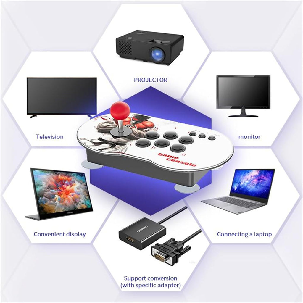 64G Wireless Controller TV Spiel Eingebauter GamesStick 4K HD Retro Mini Handheld-Spiel-Player