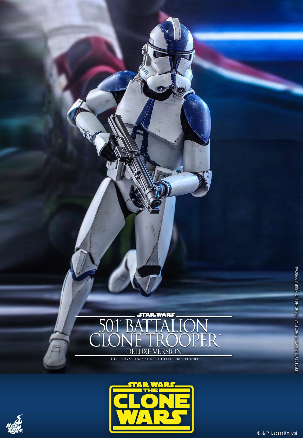 HOTTOYS HT 1/6 Star Wars 501st Legion Clone Soldier Figure TMS023 Deluxe Edition