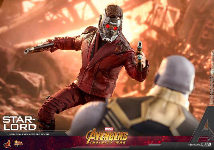 HOTTOYS 1/6 Avengers: Guardians of the Galaxy Star-Lord 3.0 Articulated Figure MMS539